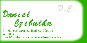 daniel czibulka business card